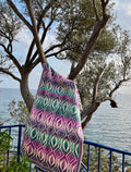 MOSAIC CROCHET PATTERN - JAZZY GEOMETRIC - Pdf Digital Download