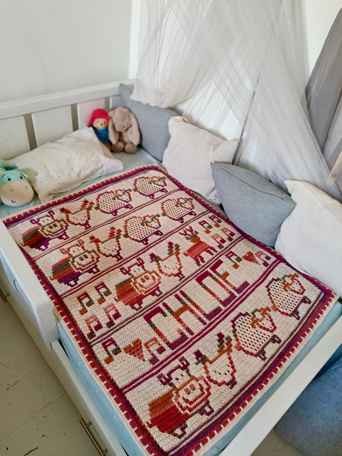 Happy Birthday Blanket Crochet Pattern - Pdf Digital download