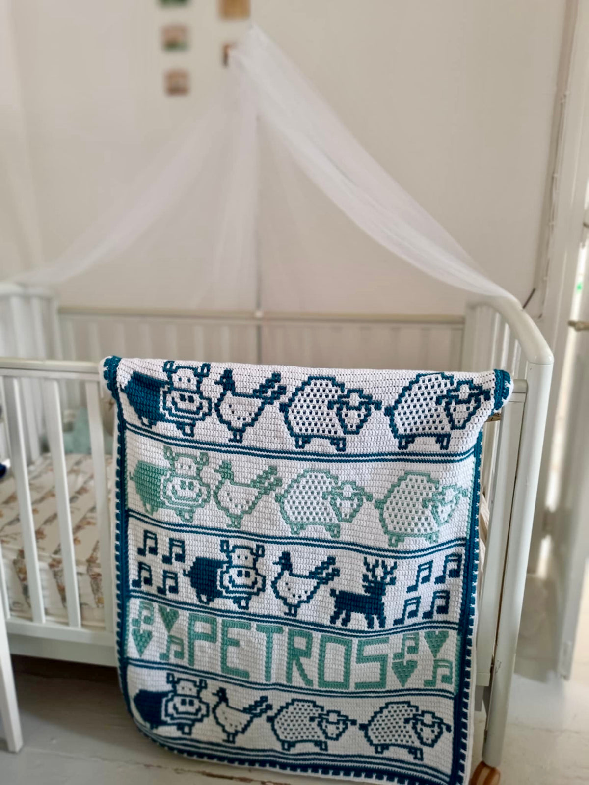 Happy Birthday Blanket Crochet Pattern - Pdf Digital download