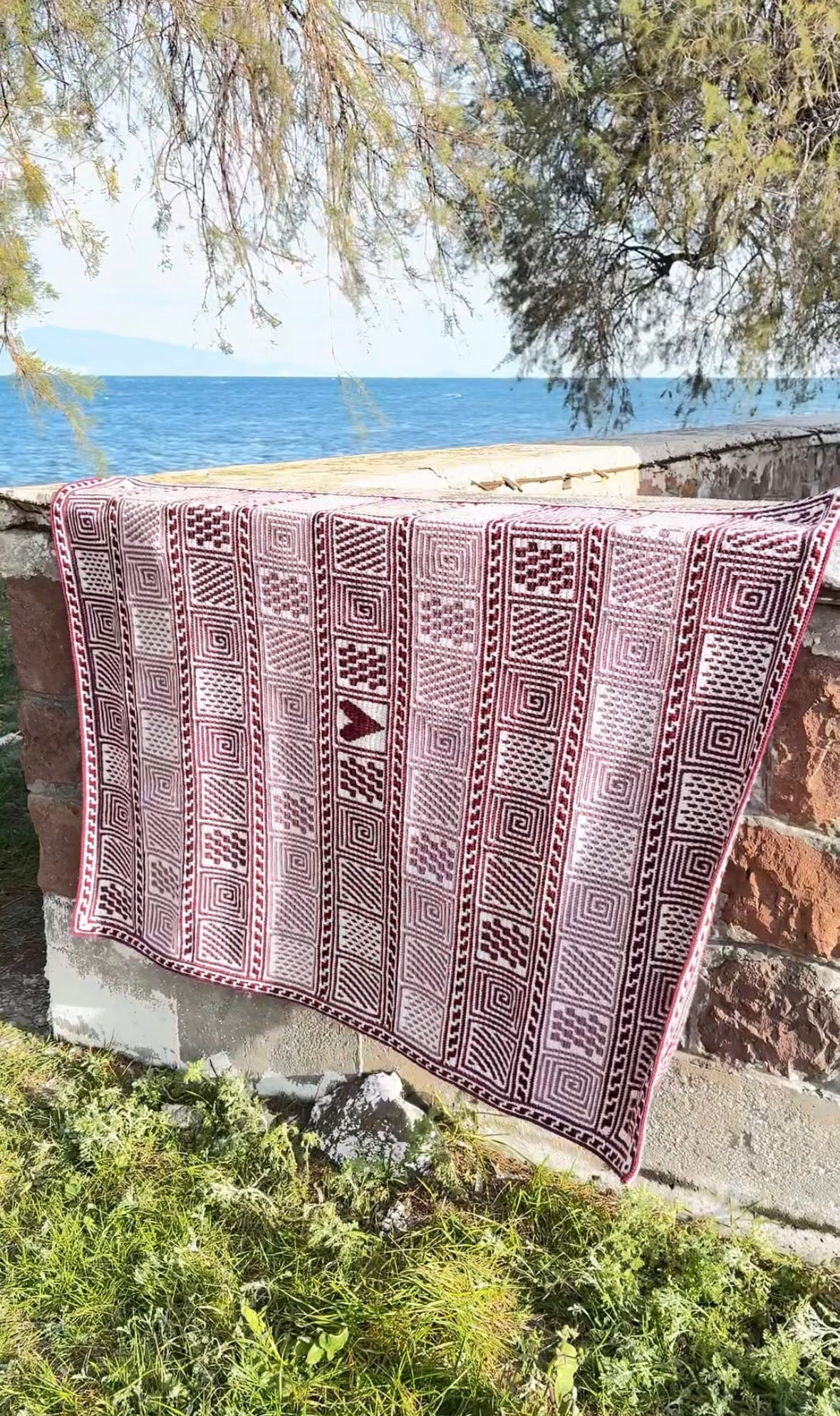 MOSAIC CROCHET PATTERN - Patchwork Motifs - Pdf Digital download