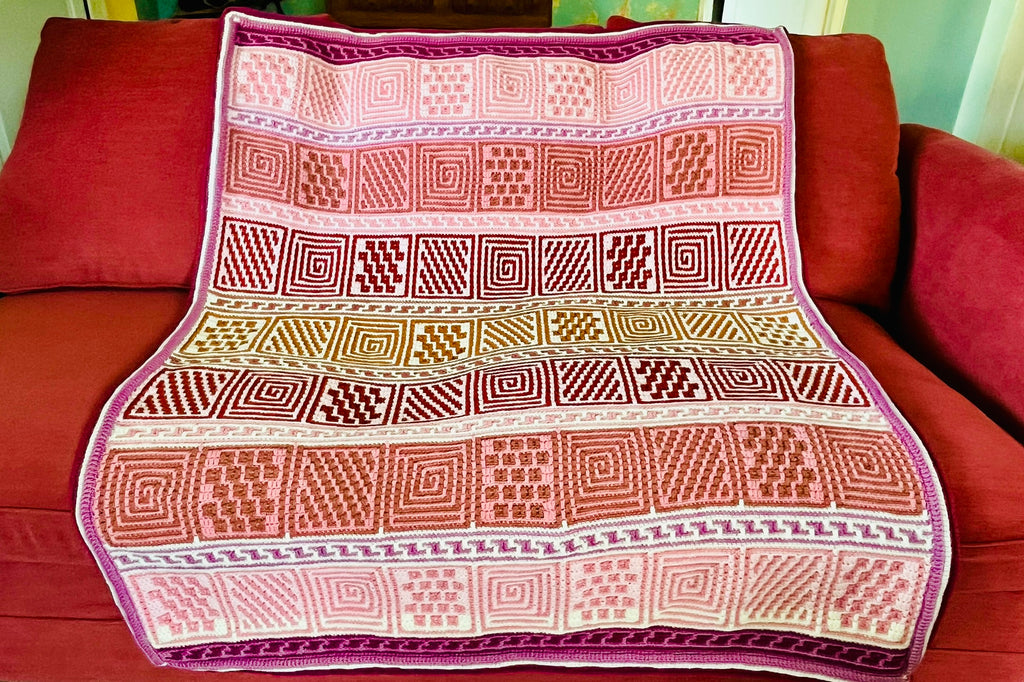 MOSAIC CROCHET PATTERN - MINERVA - Pdf Digital Download